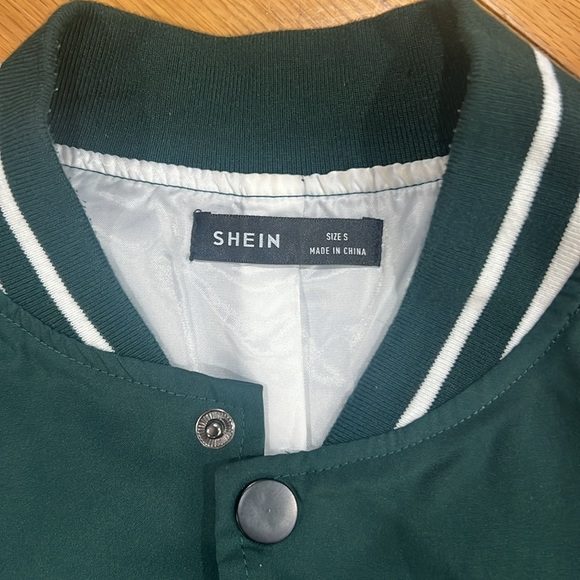 Green varsity bomber jacket - Picture 2 of 2